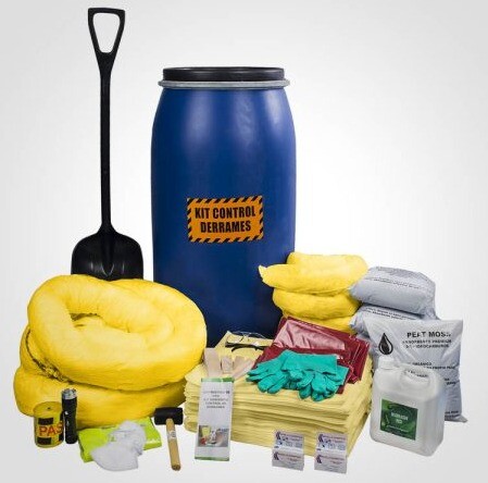 KIT DE DERRAMES QUIMICOS Y BIOLOGICOS