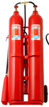 EXTINTOR (CO2)  RODANTE 100LB TIPO BC